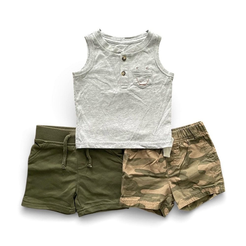 JUST ONE YOU Tank and Shorts 3 - Piece Set Baby Boy’s size 9M